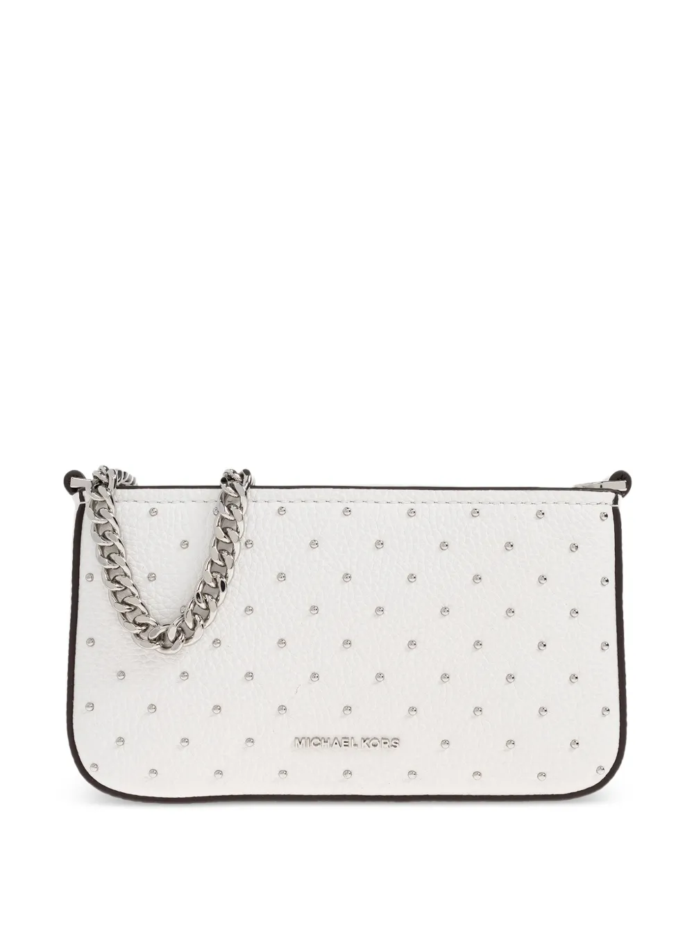 Michael Michael Kors studded shoulder bag - Bianco
