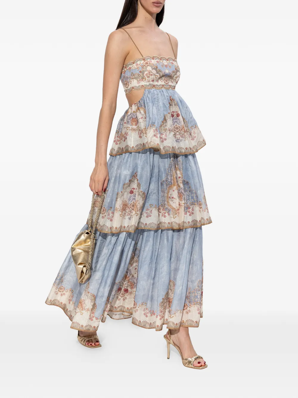 Michael Kors Kiana stiletto pumps met gedraaid detail Goud