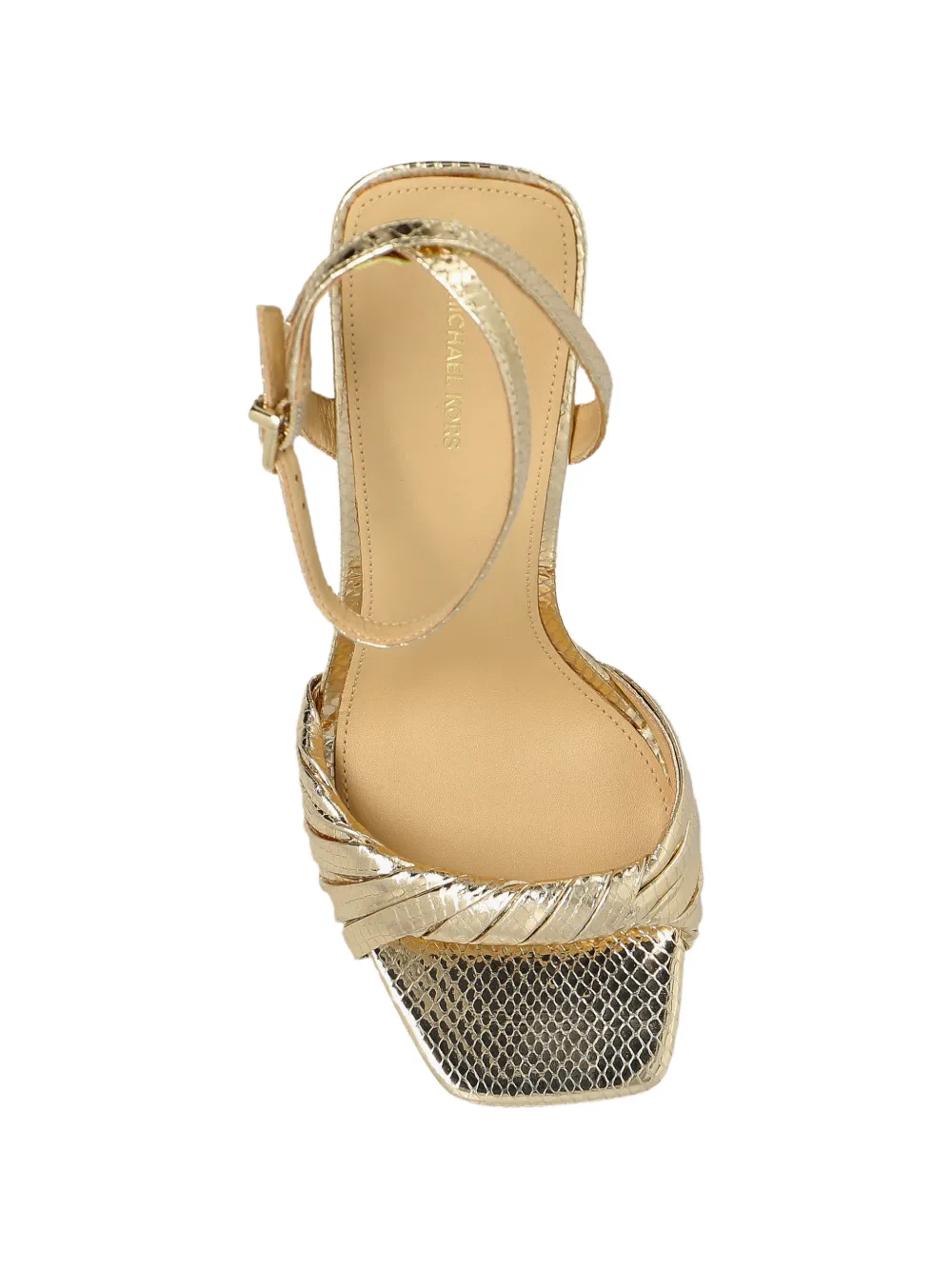 Michael Kors Kiana stiletto pumps met gedraaid detail Goud