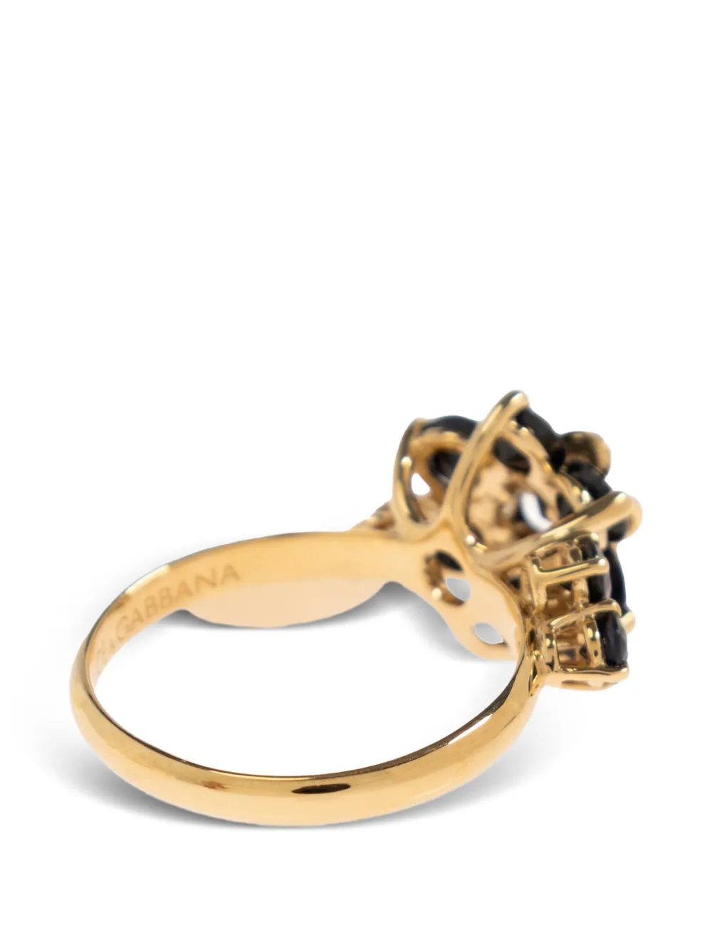 Dolce & Gabbana Flower Charm Ring - Gold 