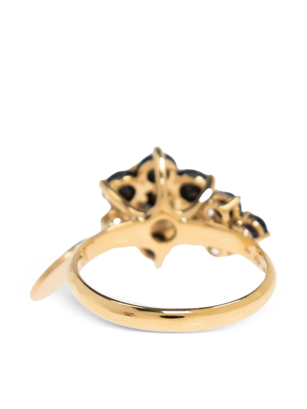 flower charm ring