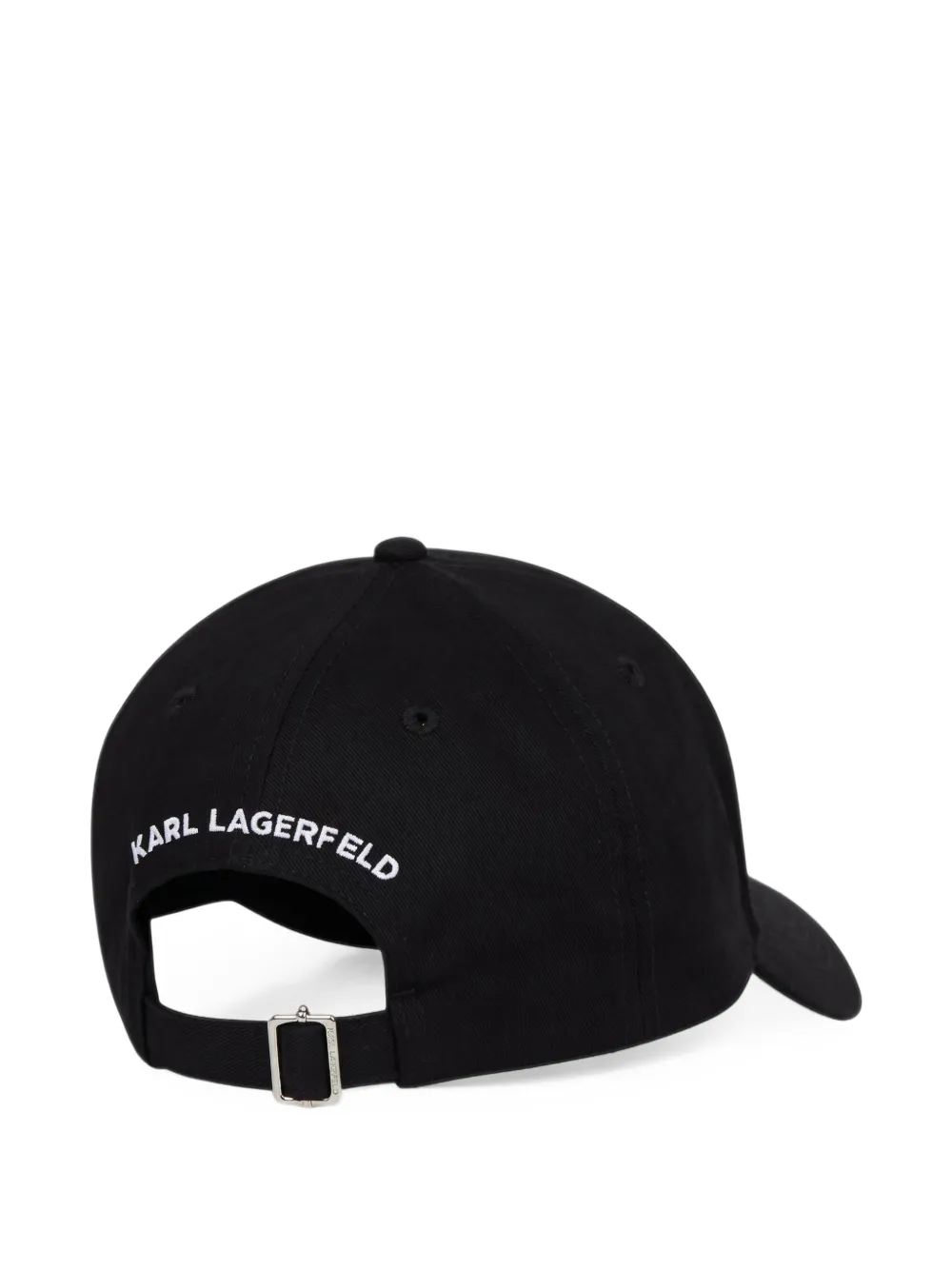 Karl Lagerfeld multi-pin baseball cap Zwart