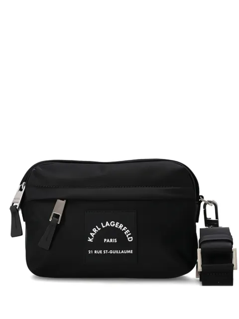 Karl Lagerfeld logo-detail messenger bag
