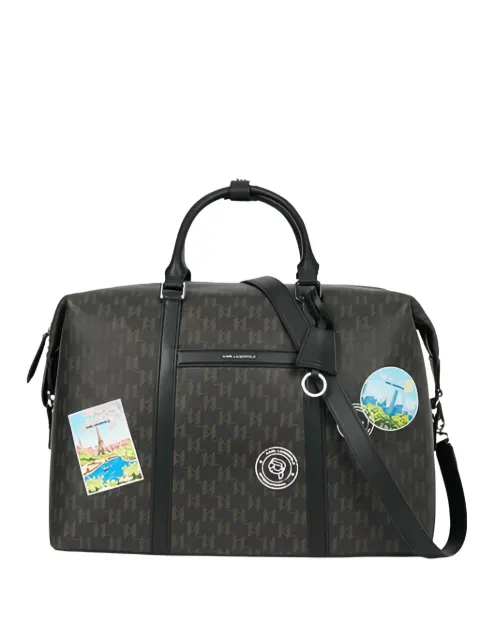 Karl Lagerfeld IKon monogram-pattern holdall