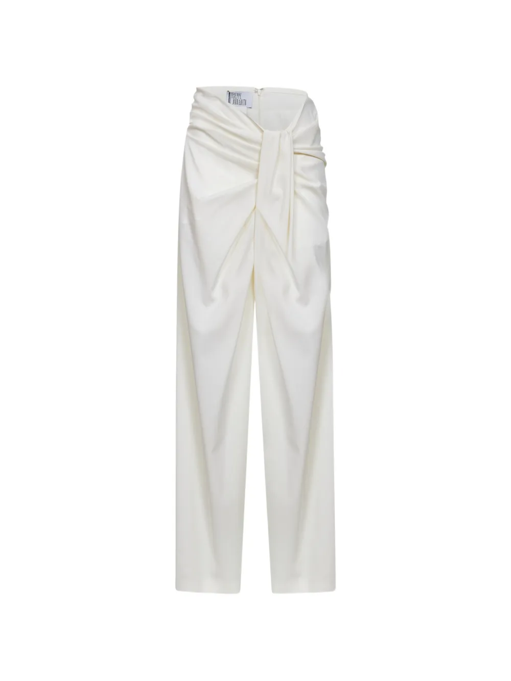 Giuseppe Di Morabito draped waist trousers - Bianco