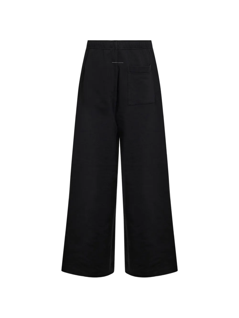 MM6 Maison Margiela Elastische broek met opgestikte zak Zwart