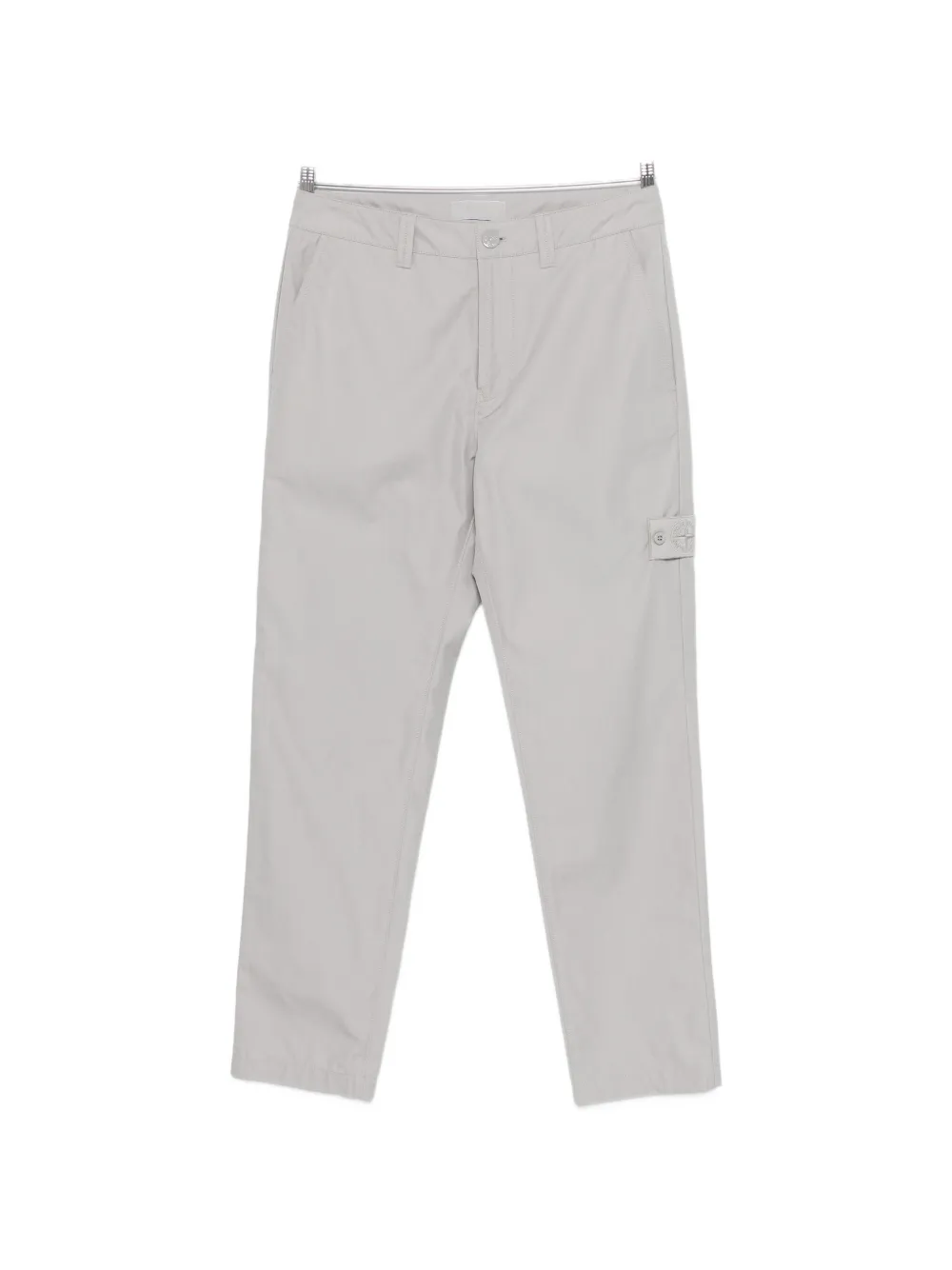 Stone Island logo-patch pocket trousers - Grigio