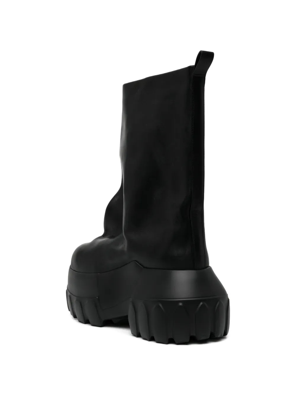 Rick Owens 90 mm Mega Tractor laarzen Zwart