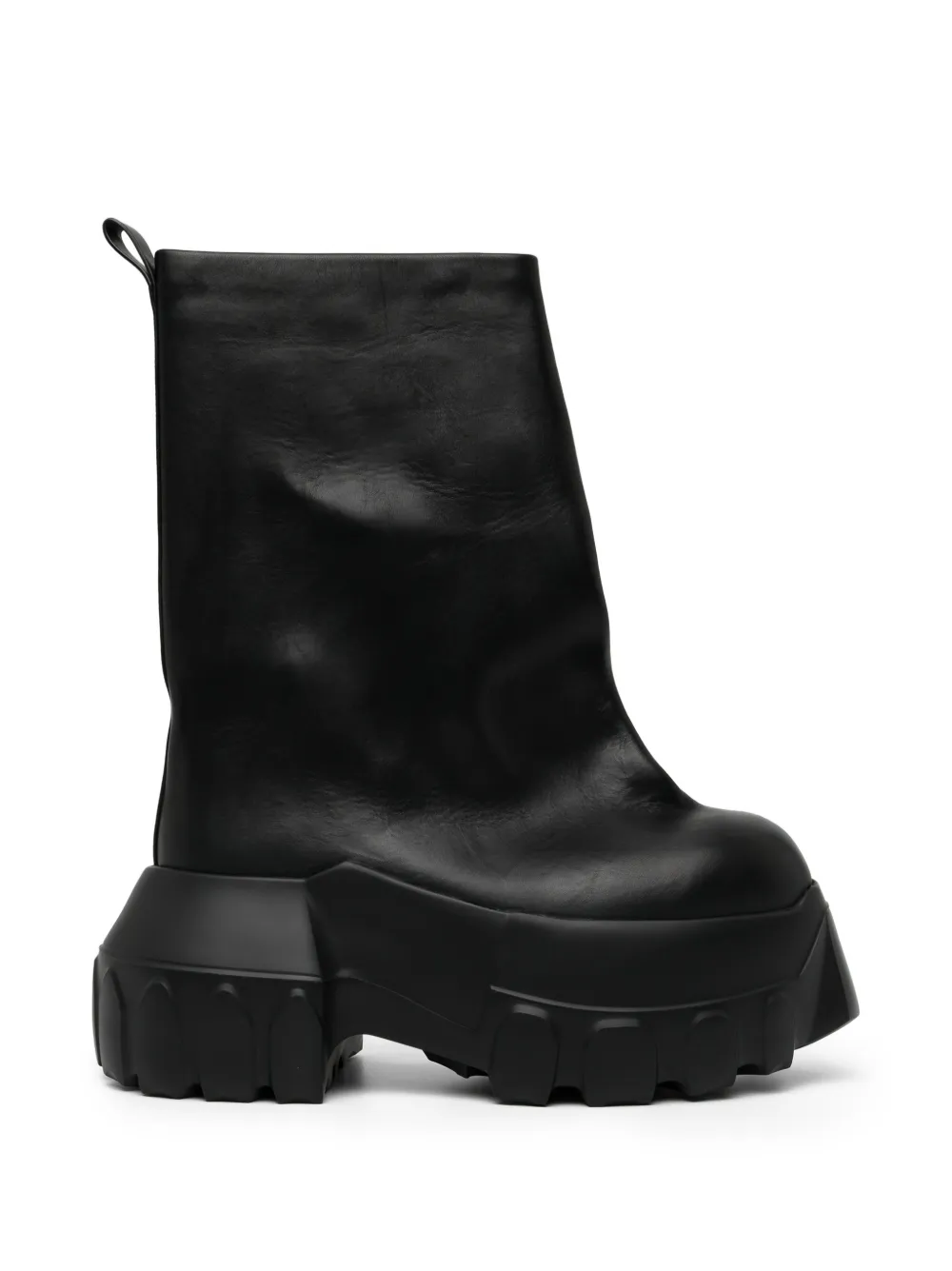Rick Owens 90 mm Mega Tractor laarzen Zwart