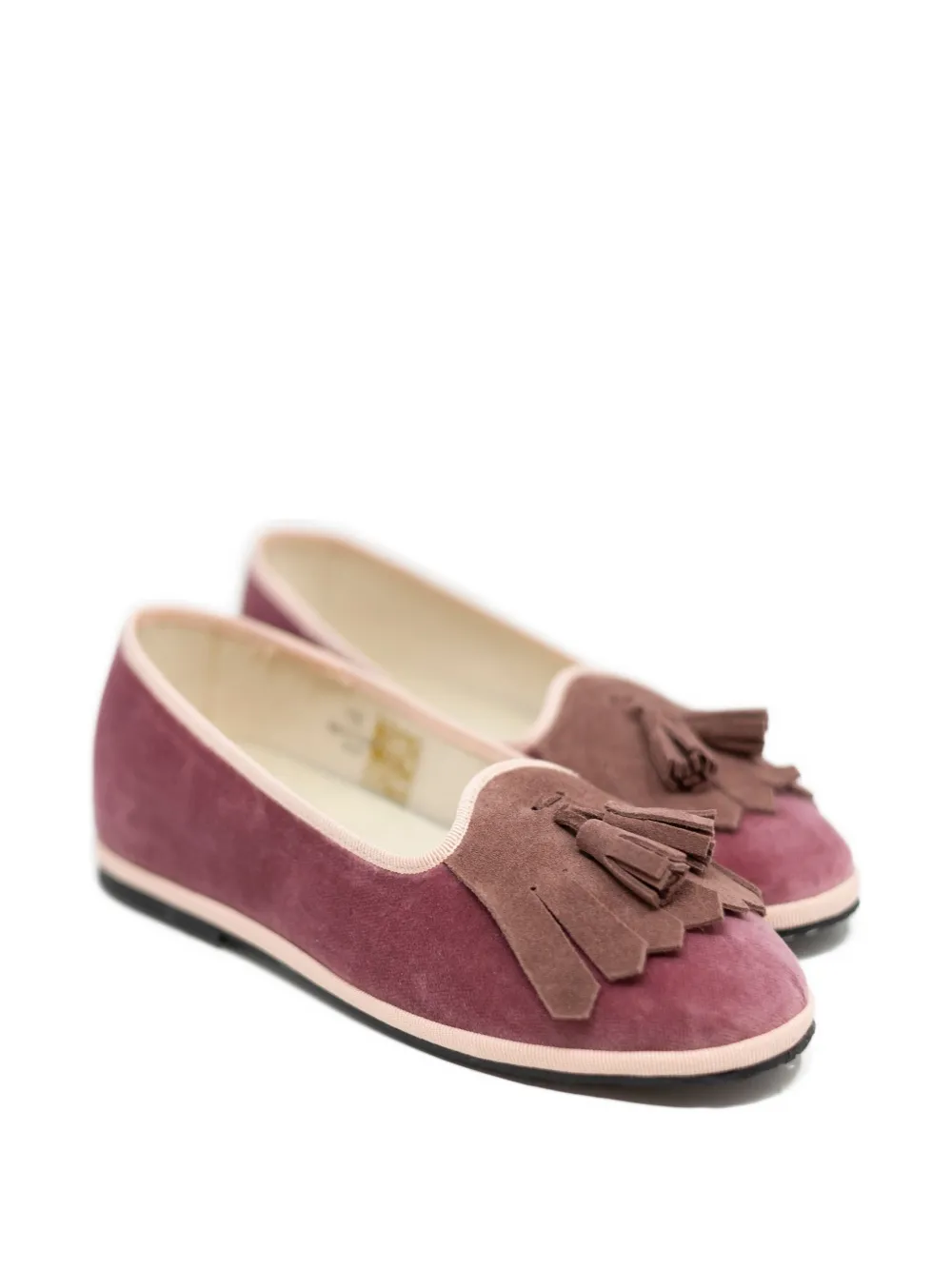 Gondolina Faloria loafers met franje en kwastje Roze