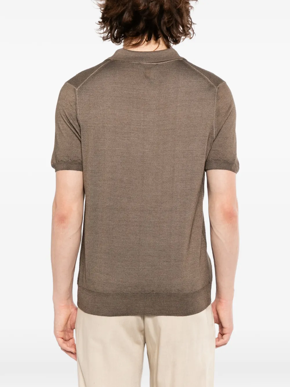 Canali Gebreide top Bruin