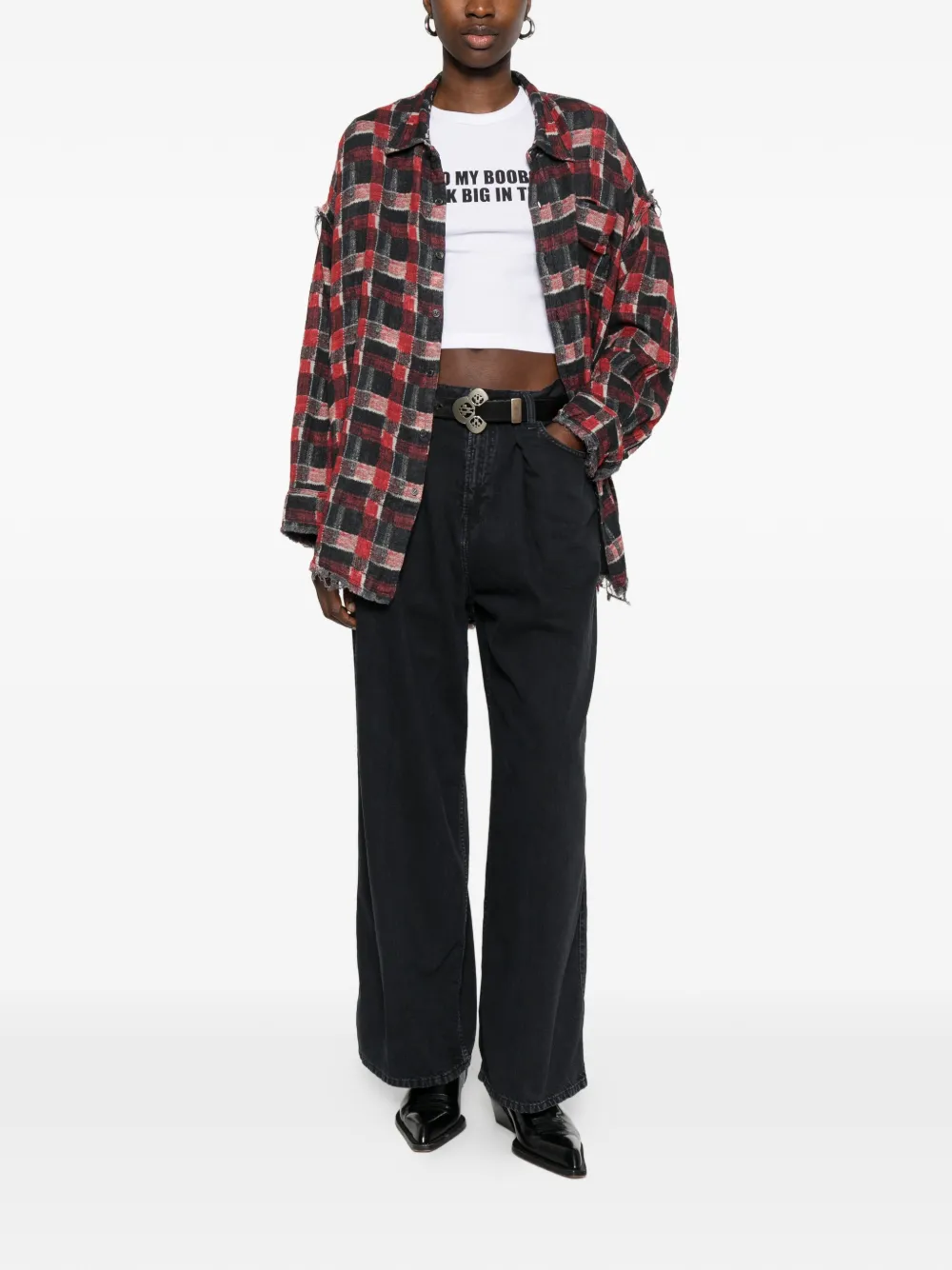 Haikure Geplooide shorts Zwart