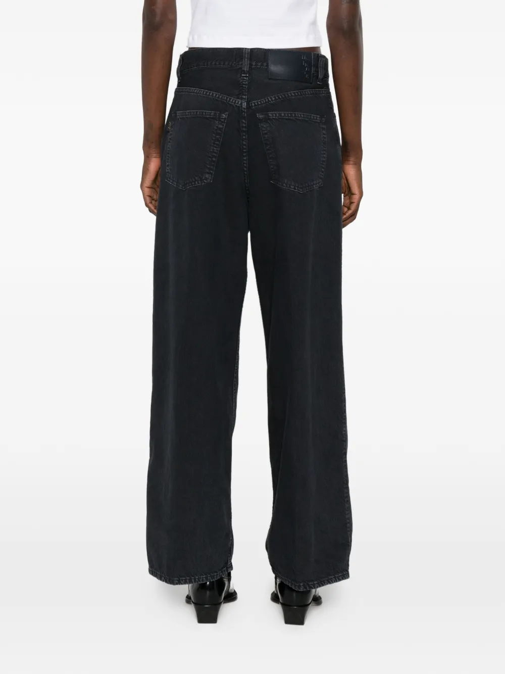 Haikure Geplooide shorts Zwart
