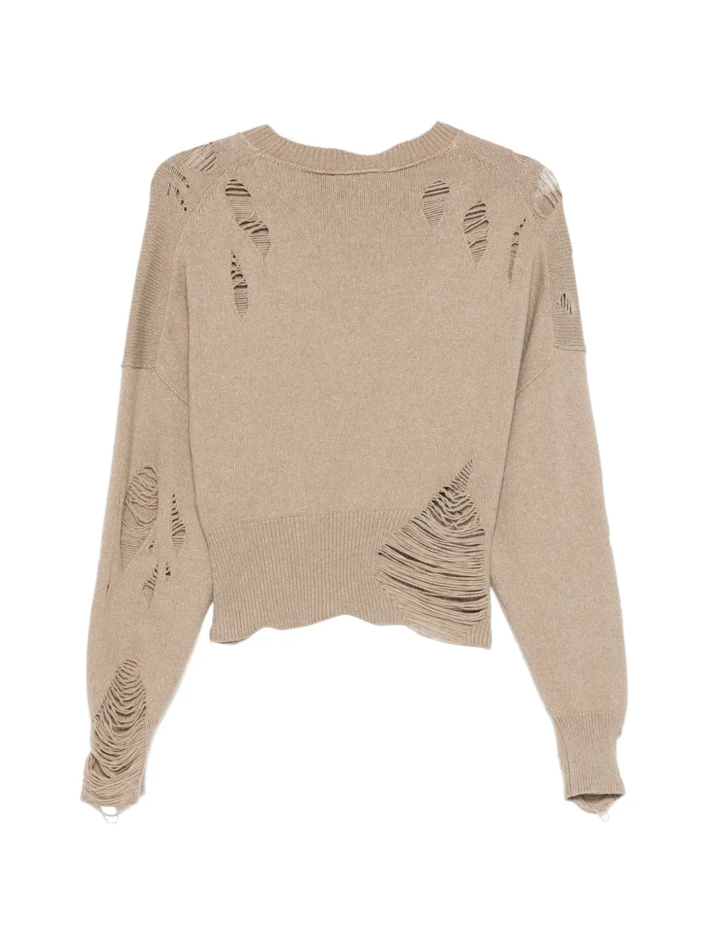  Haikure Distressed Sweater - Neutrals 