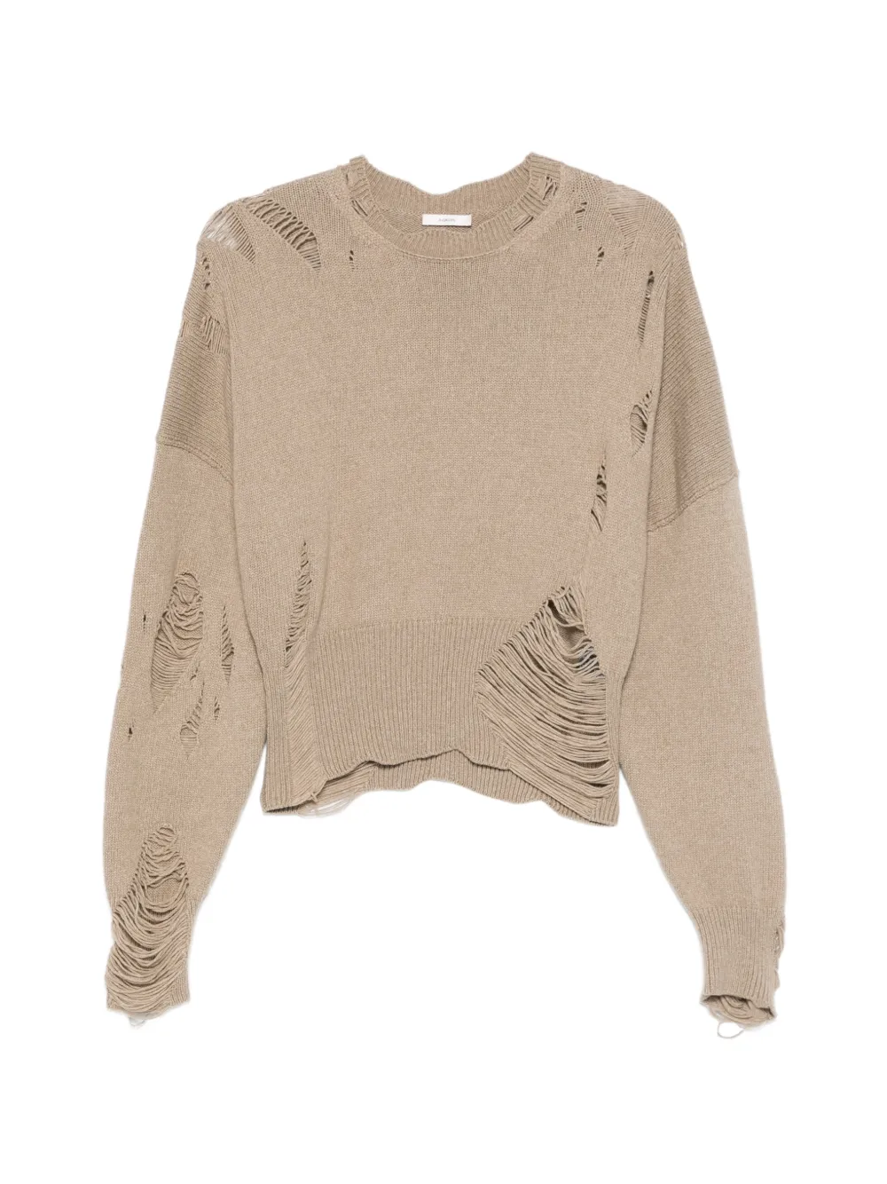 Haikure distressed sweater - Toni neutri