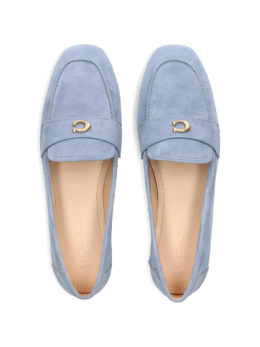 Coach Bewerkte C loafers Blauw