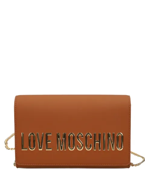 Love Moschino logo-lettering satchel bag