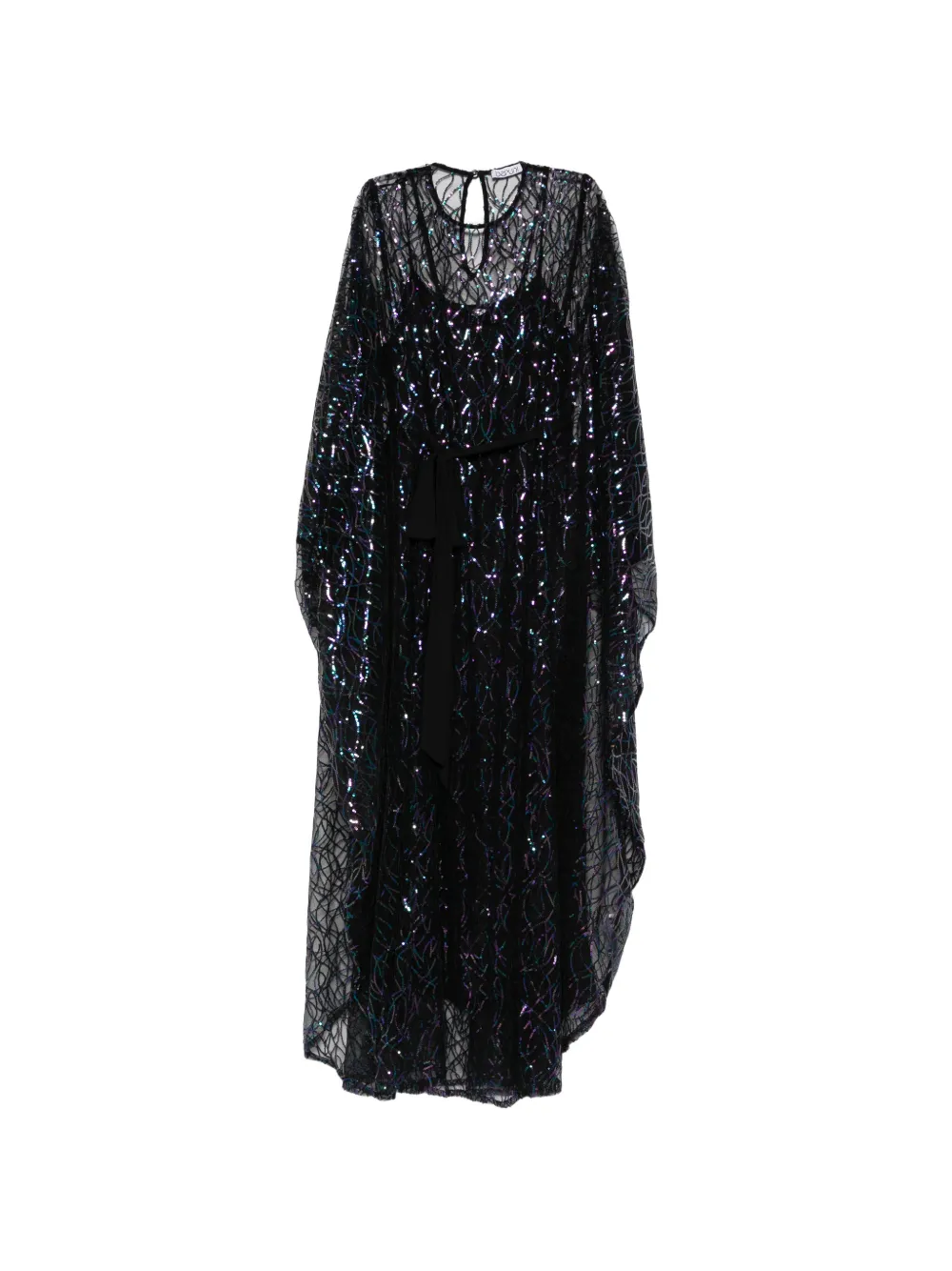 Baruni Habiba sequinned kaftan - Nero