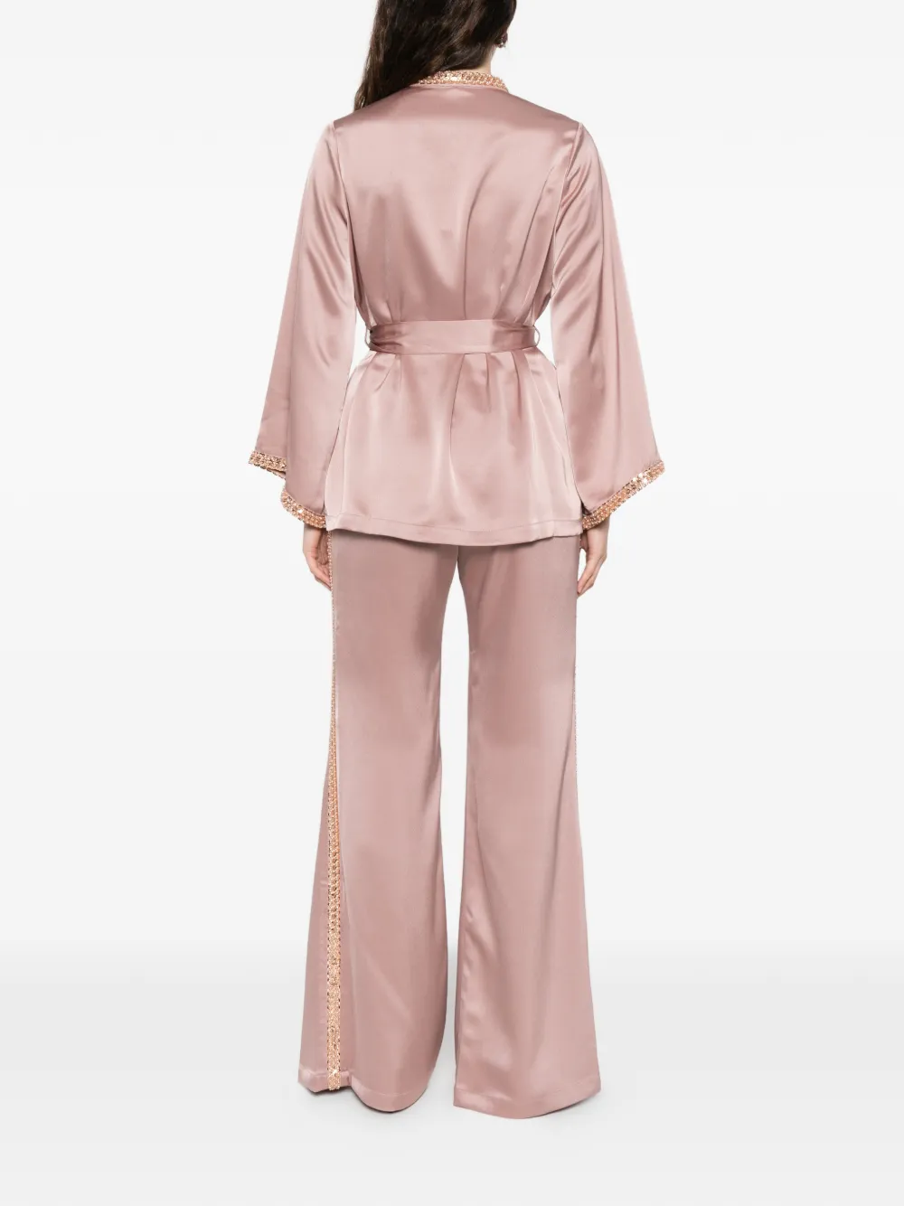  Baruni Samar Embellished Trousers Suit - Neutrals 