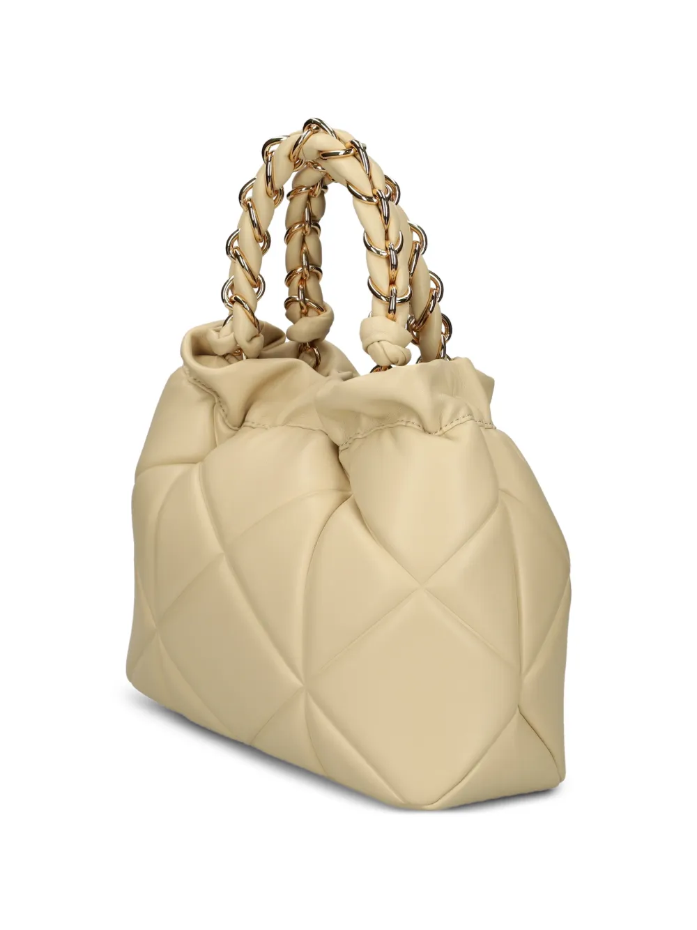 Love Moschino Gewatteerde bucket-tas Beige