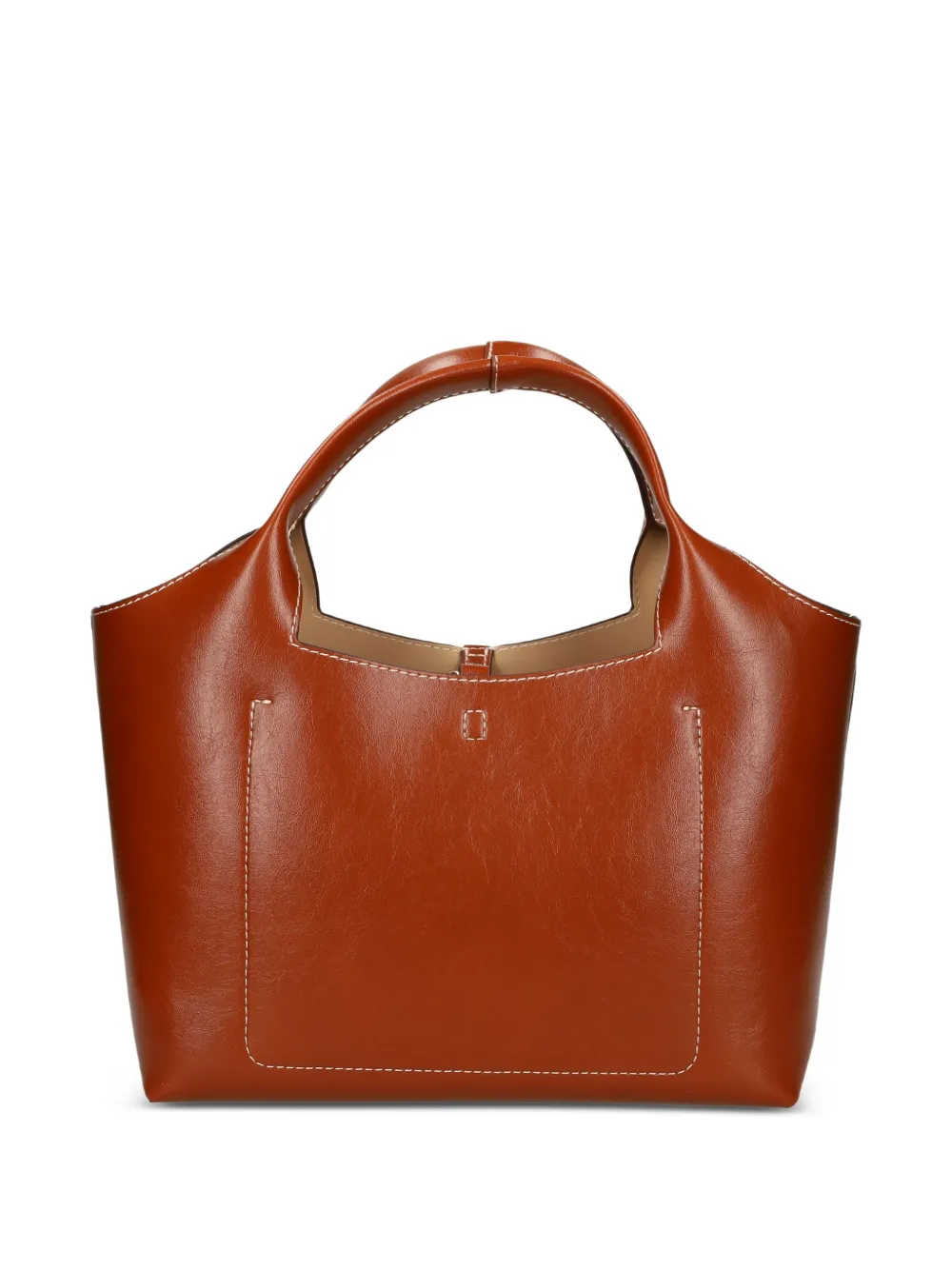 Love Moschino Shopper met logo Bruin