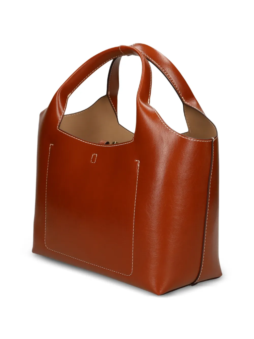 Love Moschino Shopper met logo Bruin