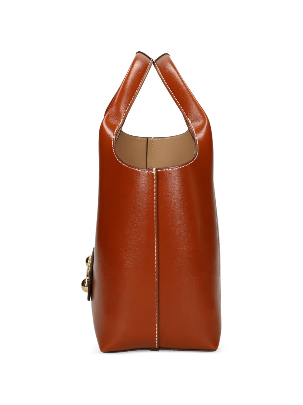 Love Moschino Shopper met logo Bruin