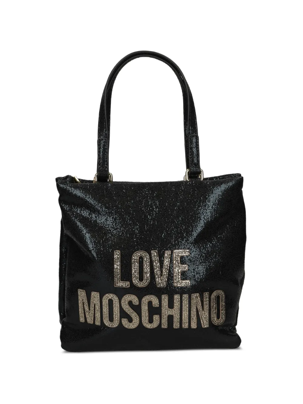 Love Moschino logo-lettering tote bag - Nero