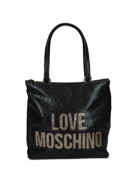 Love Moschino logo-lettering tote bag
