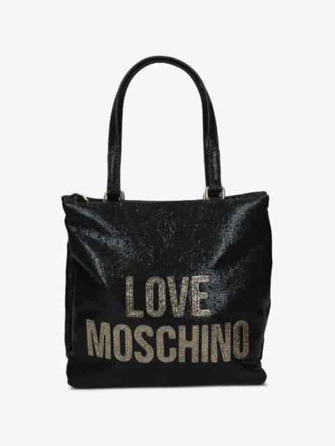 Love Moschino 레터링 로고 토트 백