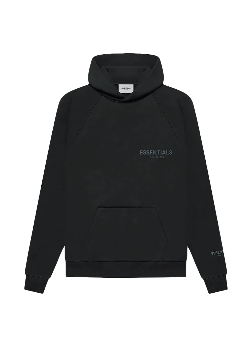 FEAR OF GOD ESSENTIALS Hoodie mit Logo - Schwarz