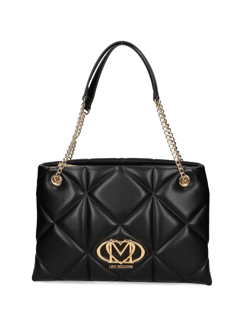 Love Moschino quilted tote bag - Nero