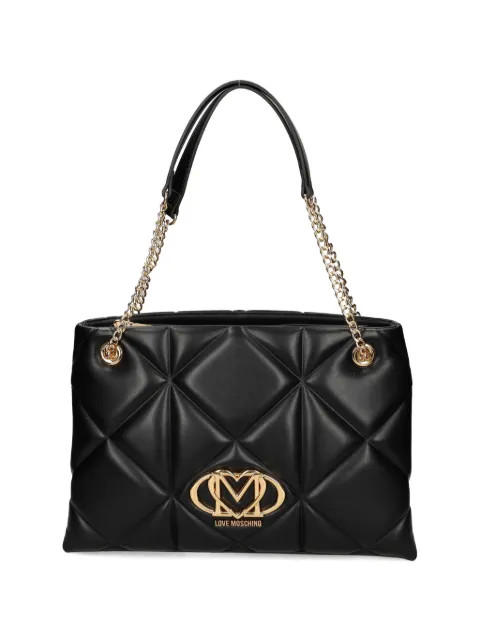 Love Moschino tote capitonada