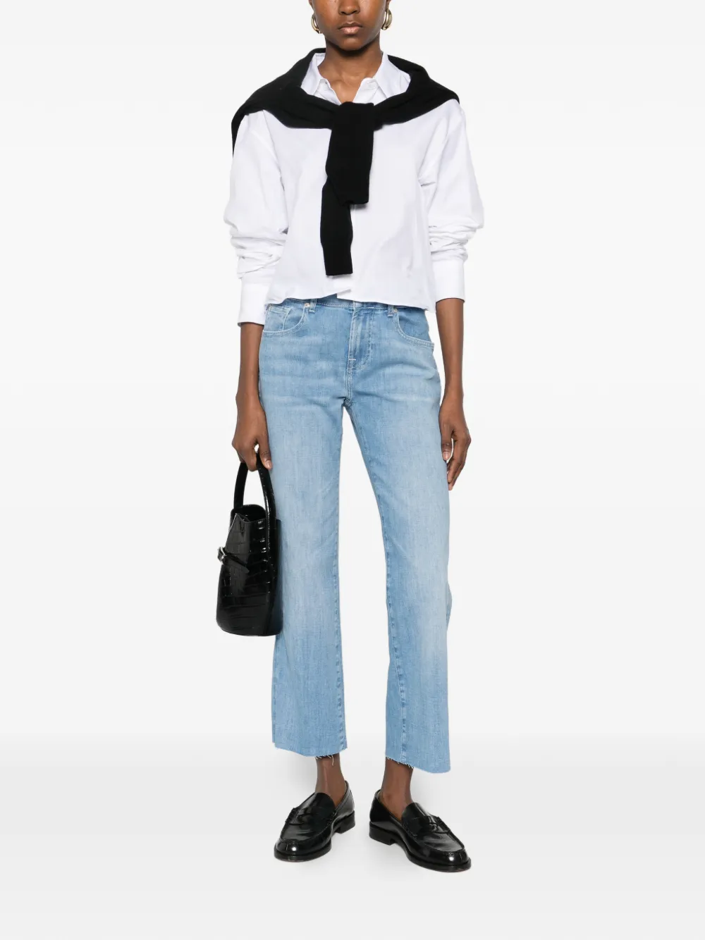 7 For All Mankind Calie jeans met vijf zakken Blauw