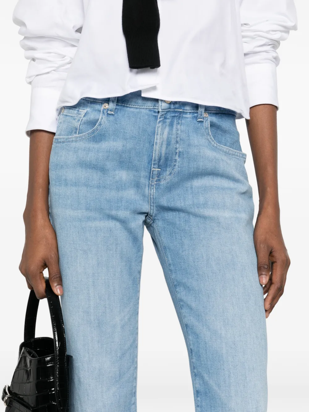 7 For All Mankind Calie jeans met vijf zakken Blauw
