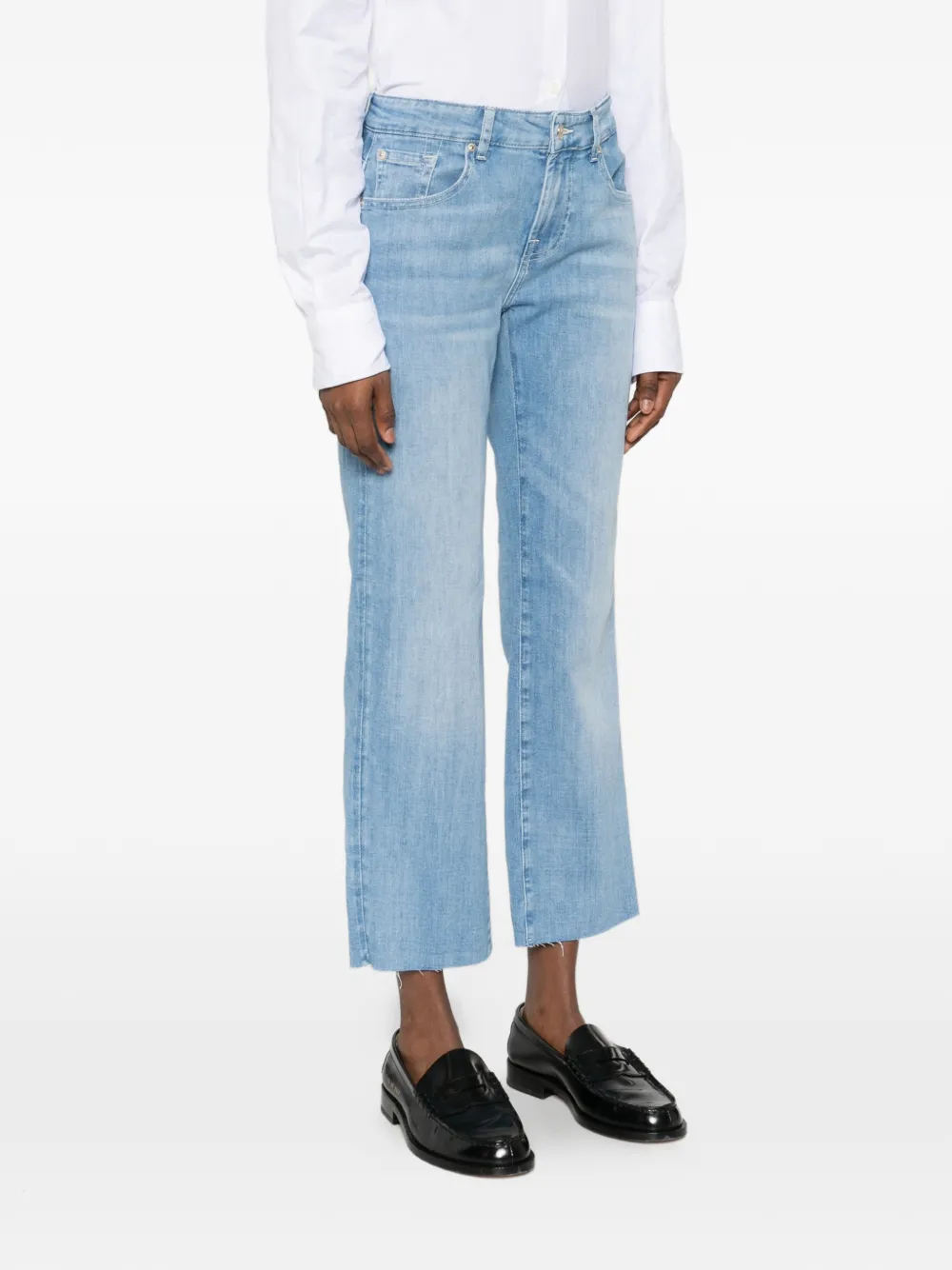 7 For All Mankind Calie jeans met vijf zakken Blauw