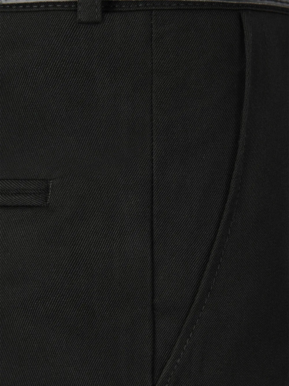 Zeco Schoolwear kids Broek met ceintuur Zwart