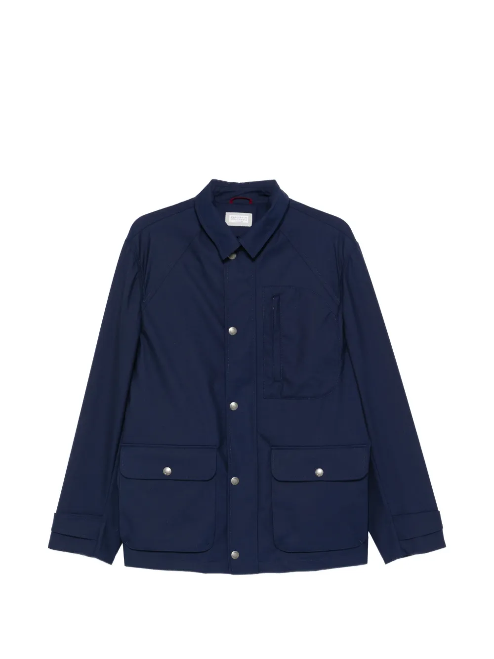 Brunello Cucinelli flap-pockets jacket - Blu