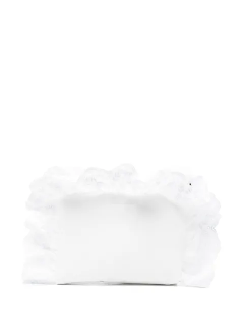Simone Rocha broderie-anglaise ruffled clutch bag