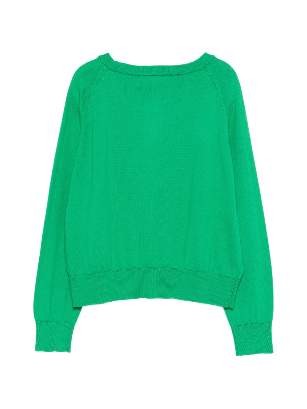 MAX&Co. Kids Gebreide trui met ronde hals Groen
