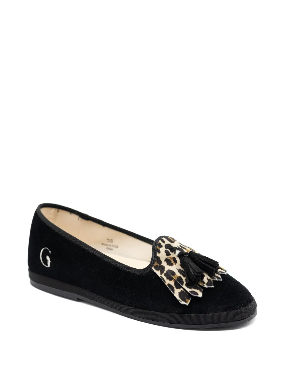 Gondolina Olympia loafers met kwastje Zwart