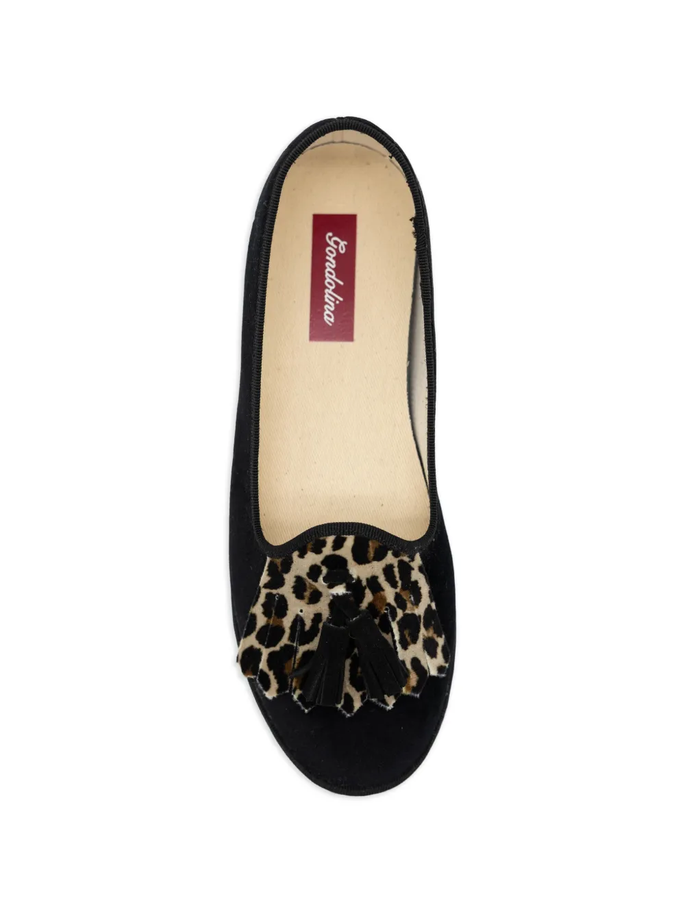 Gondolina Olympia loafers met kwastje Zwart