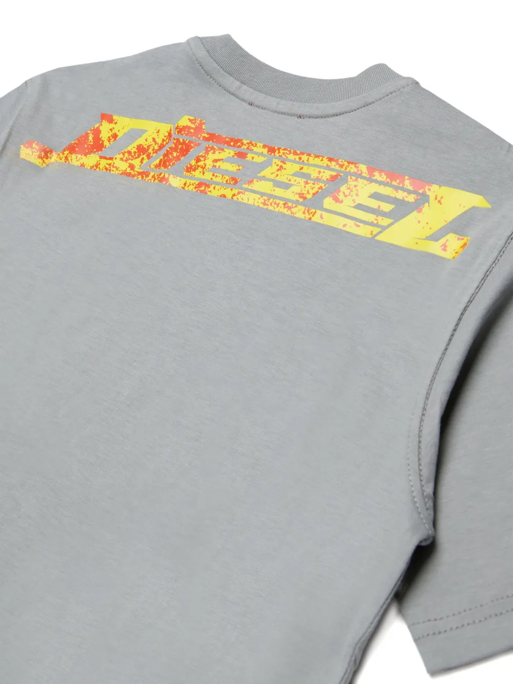 Diesel Kids Logo-print T-shirt - Grey 