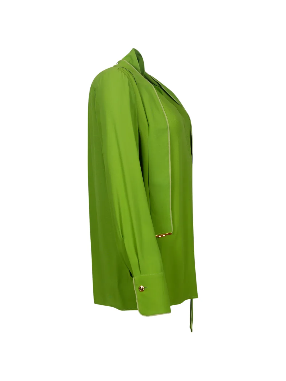 Elisabetta Franchi Sash blouse met V-hals Groen