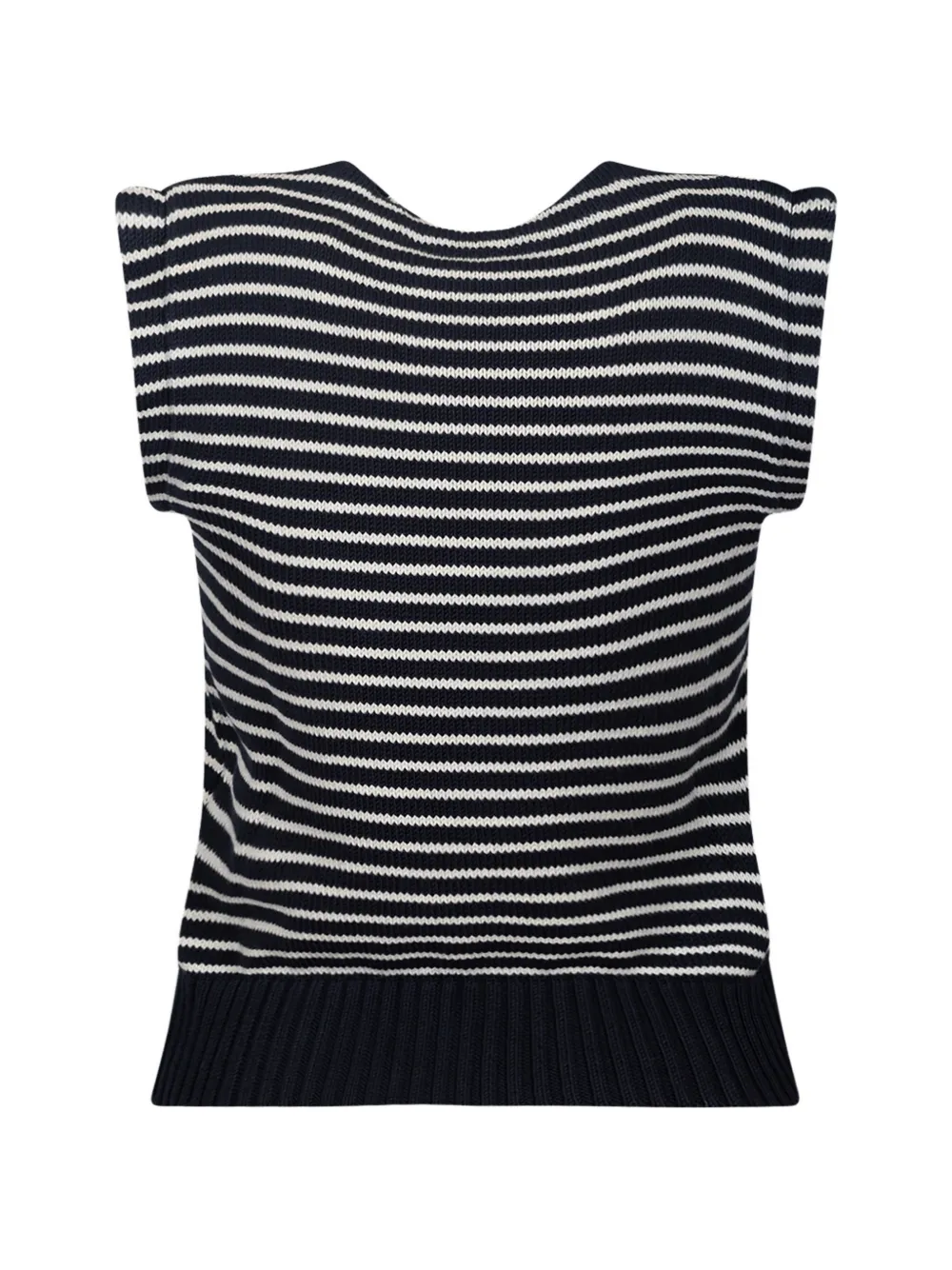  Weekend Max Mara Striped Top - Blue 