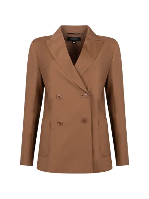 Weekend Max Mara dobbeltradet blazer med spidsrevers