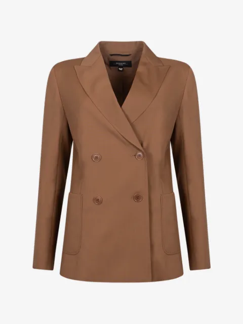 Weekend Max Mara blazer croisé à revers pointus