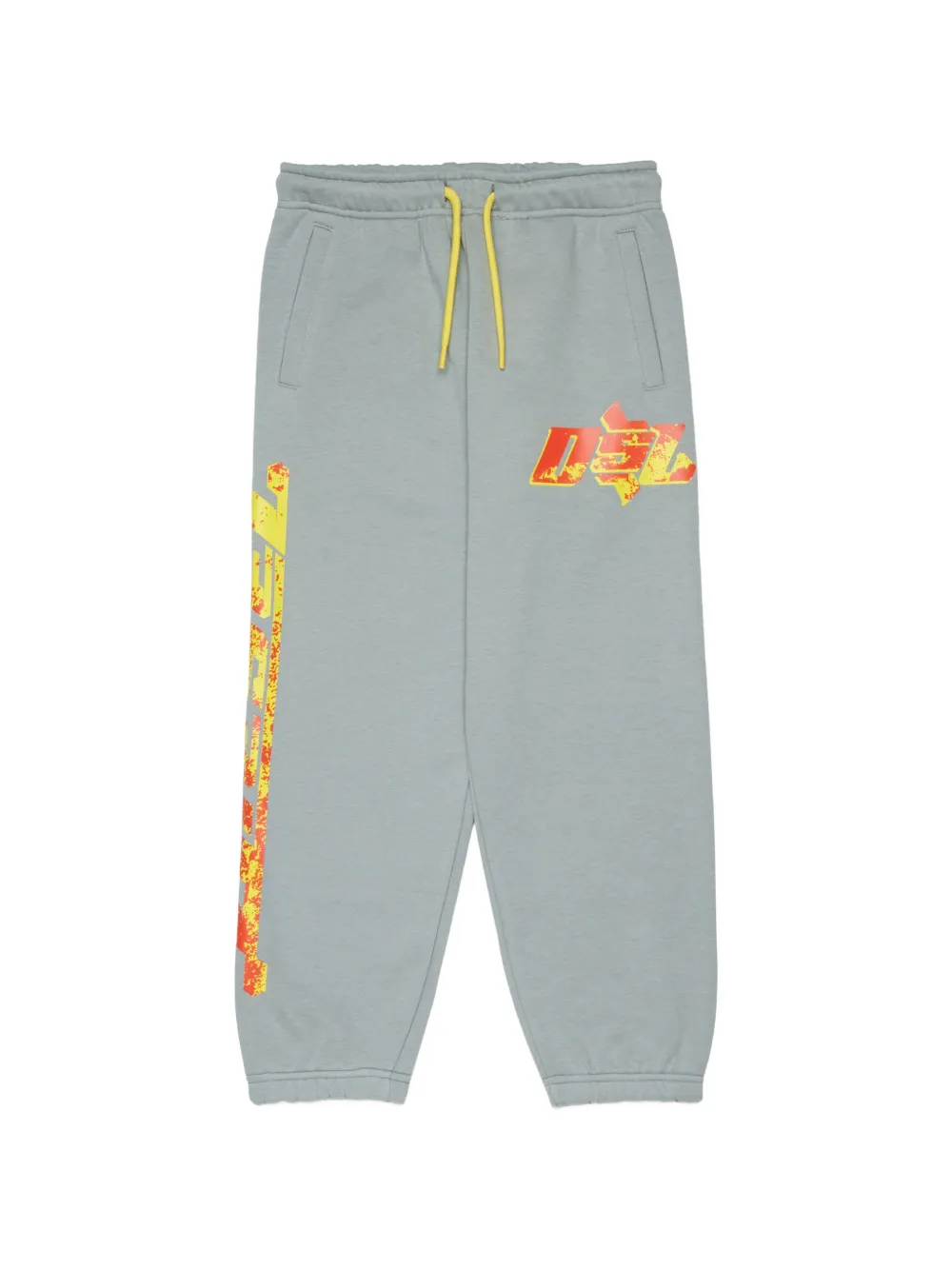 Diesel Kids logo-print track pants - Grigio