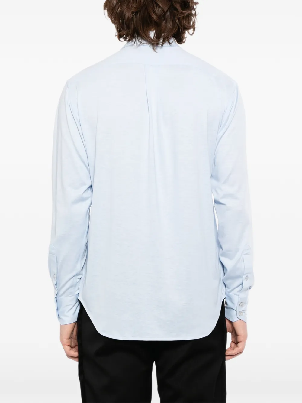 Classic-Collar Long-Sleeve Shirt