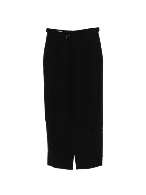 Giorgio Armani belt pleated trousers